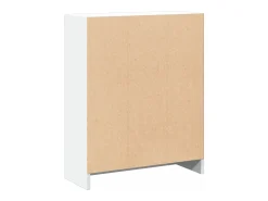 Librería Blanca 60x24x76 cm Madera de Ingeniería