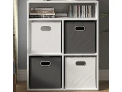 Librería blanco 72x30.6x90.2