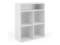 Librería blanco 72x30.6x90.2