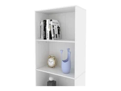 Librería blanco 60x30.4x190 bob
