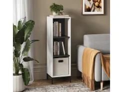 Librería blanco 36x36x120 eliza