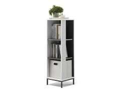 Librería blanco 36x36x120 eliza