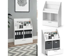 Librería blanco 72x31.2x96.2 luigi
