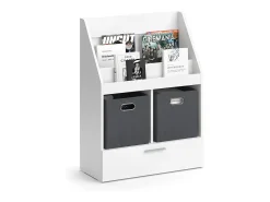 Librería blanco 72x31.2x96.2 luigi