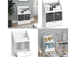 Librería blanco 72x31.2x96.2 luigi