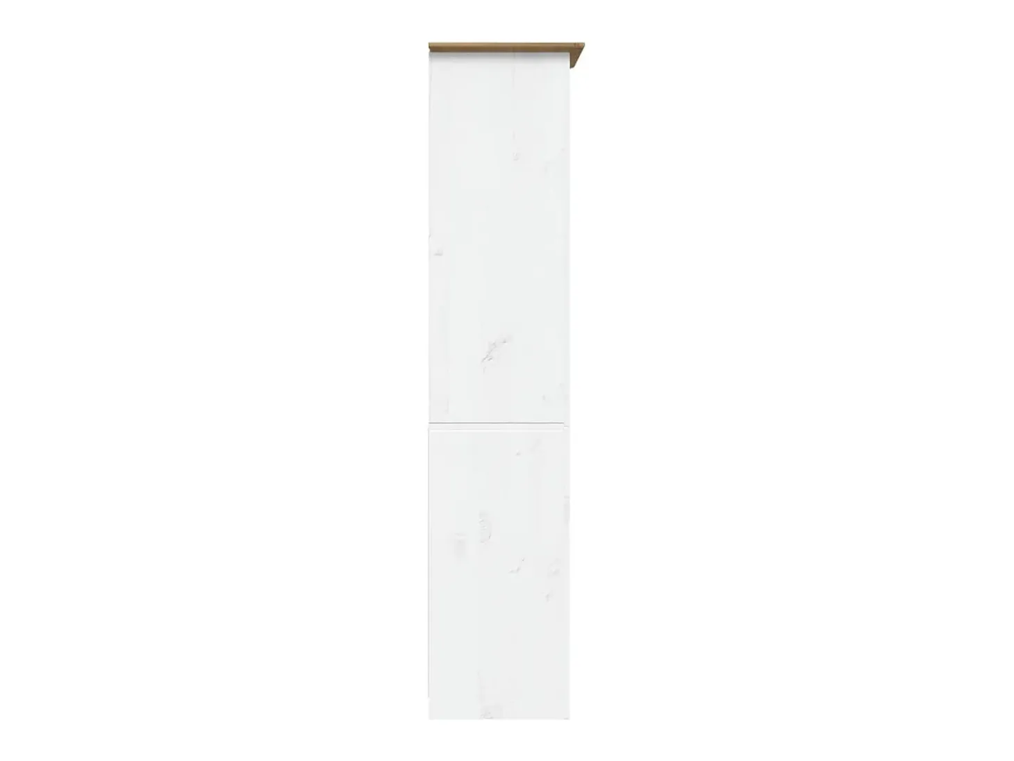 Librería BODO 5 estantes madera maciza pino marrón 80x38x180 cm