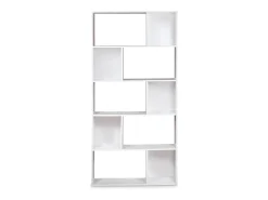Librería con 5 baldas y 10 compartimentos blanco