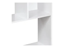 Librería con 5 baldas y 10 compartimentos blanco