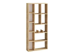 Librería con 12 compartimentos acabado roble zafiro H170 cm - DEMIOS