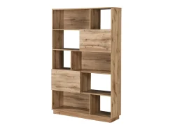 Librería con 2 puertas y 8 huecos - Natural claro - CEVANIA