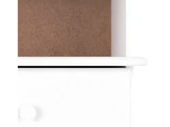 Librería con cajones ALTA madera de pino blanco 60x35x142 cm