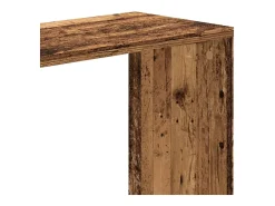 Librería de 5 niveles madera color envejecido 45x23,5x162,5 cm