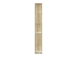 Librería de 5 niveles madera roble Sonoma 45x23,5x162,5 cm ES203974