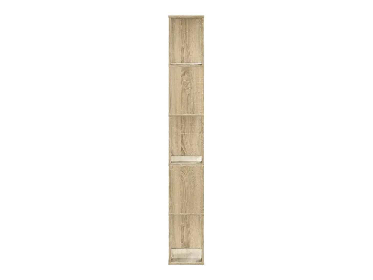 Librería de 5 niveles madera roble Sonoma 45x23,5x162,5 cm ES203974