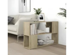 Librería de madera contrachapada roble Sonoma 100x24x63 cm