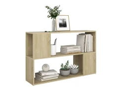 Librería de madera contrachapada roble Sonoma 100x24x63 cm