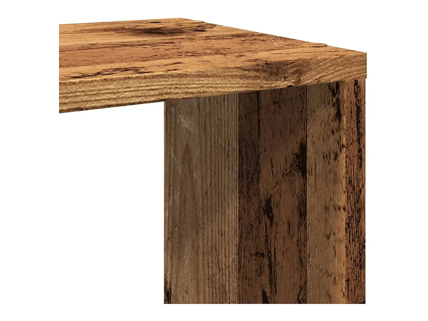 Librería de madera de ingeniería madera envejecida 60x24x63 cm