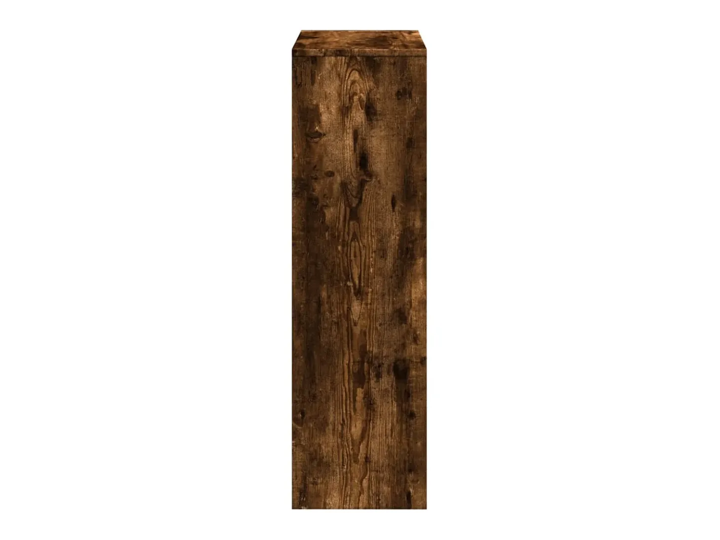 Librería divisor 3 niveles madera roble ahumado 99x29x99 cm
