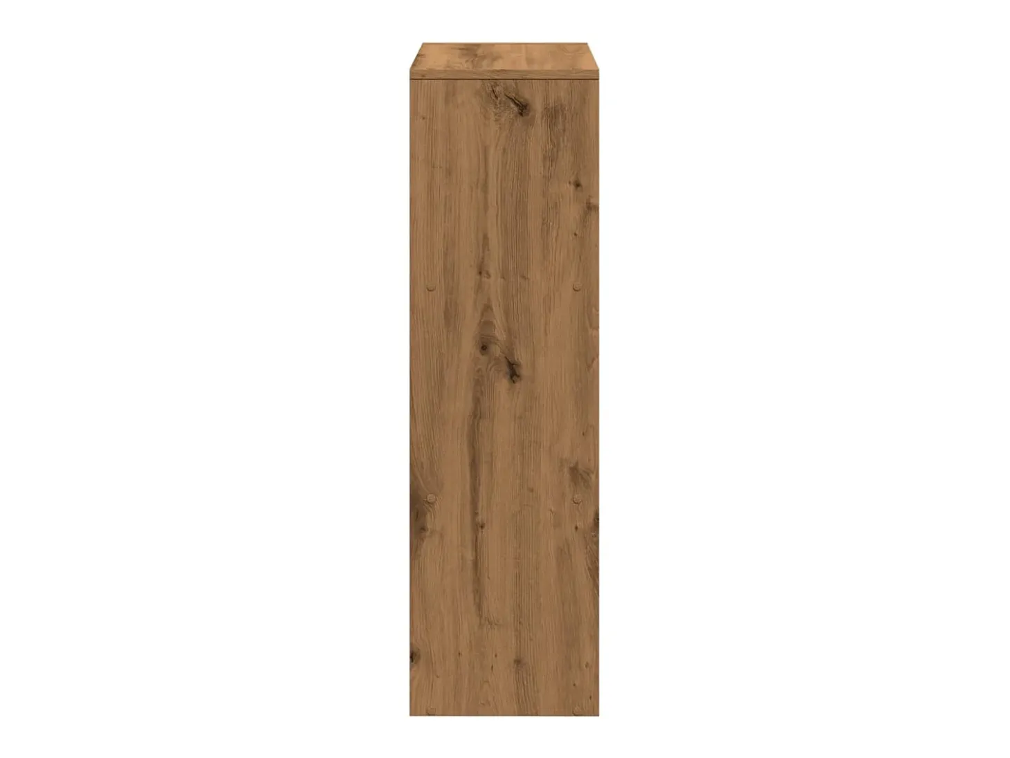 Librería divisor 3 niveles madera roble artisan 99x29x99 cm