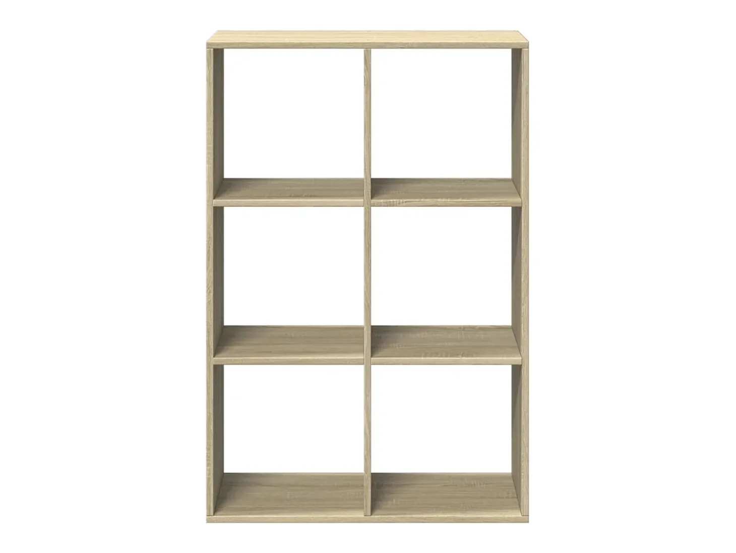 Librería divisor madera ingeniería roble Sonoma 69,5x29x103,5cm
