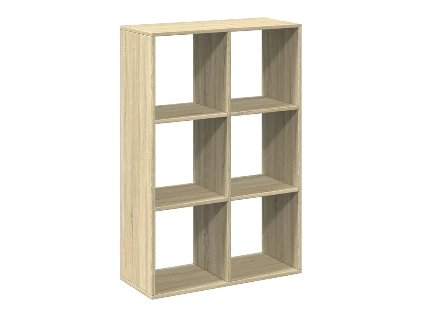 Librería divisor madera ingeniería roble Sonoma 69,5x29x103,5cm