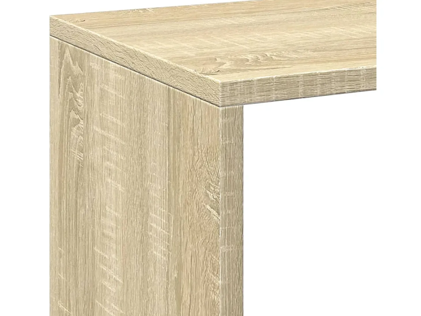 Librería divisor madera ingeniería roble Sonoma 69,5x29x103,5cm