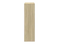 Librería divisor madera ingeniería roble Sonoma 69,5x29x103,5cm