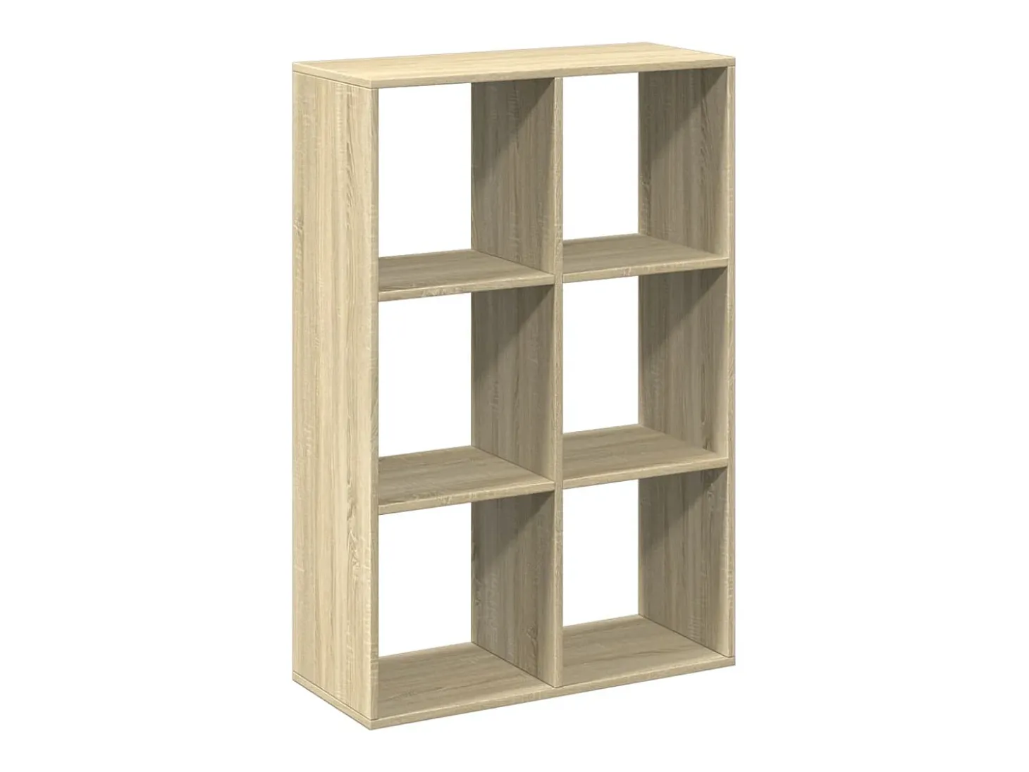 Librería divisor madera ingeniería roble Sonoma 69,5x29x103,5cm