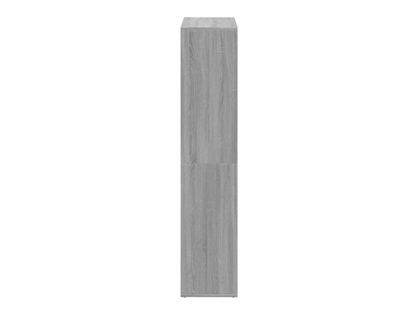 Librería divisor madera ingeniería gris Sonoma 69,5x29x137,5 cm