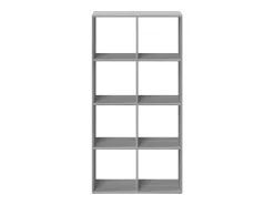 Librería divisor madera ingeniería gris Sonoma 69,5x29x137,5 cm