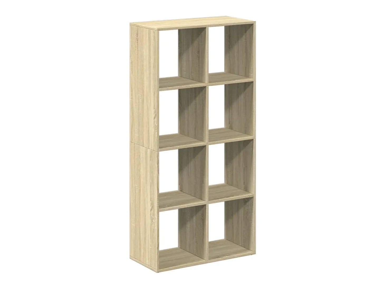 Librería divisor madera ingeniería roble Sonoma 69,5x29x137,5cm