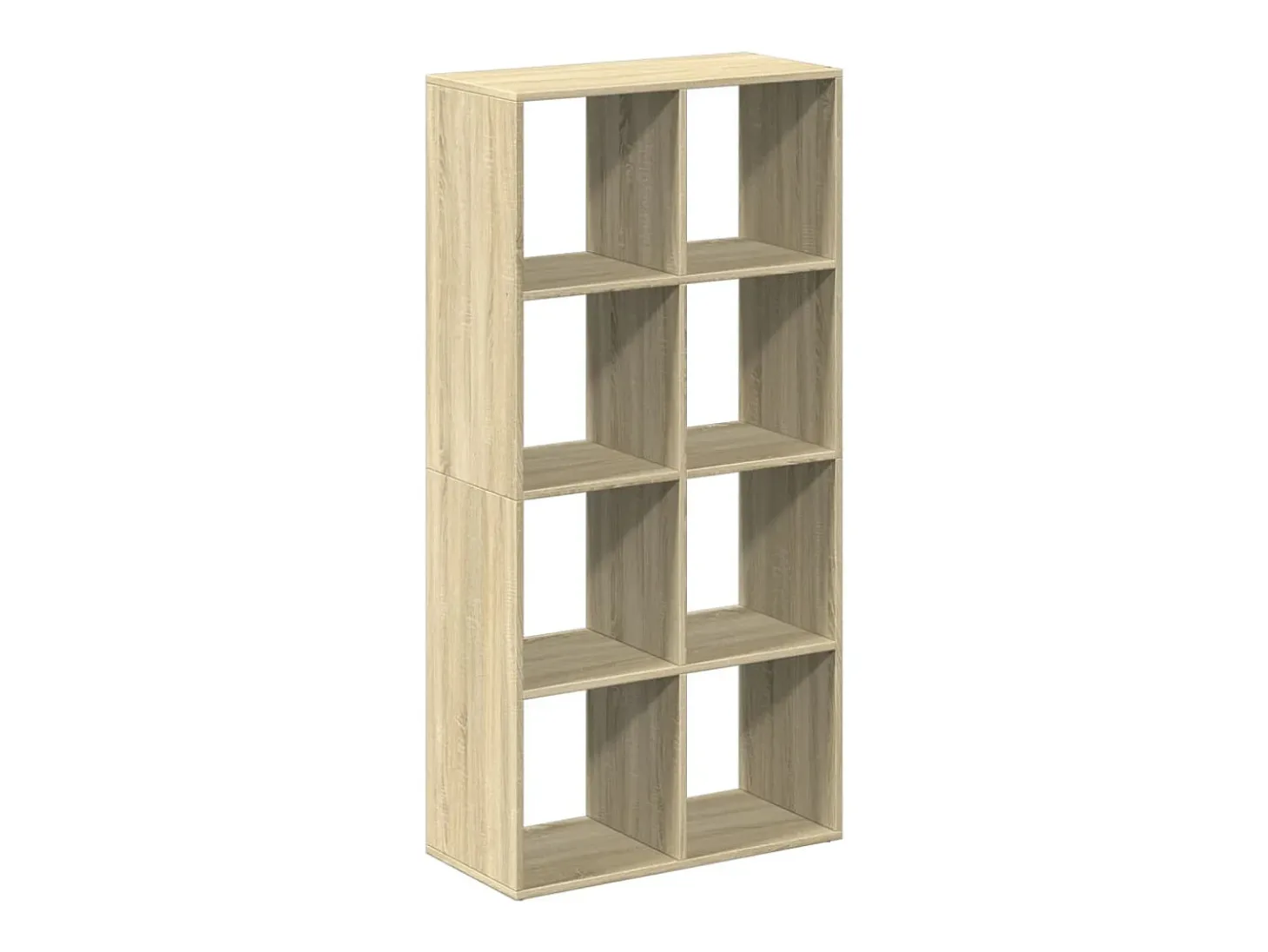 Librería divisor madera ingeniería roble Sonoma 69,5x29x137,5cm