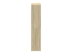 Librería divisor madera ingeniería roble Sonoma 69,5x29x137,5cm
