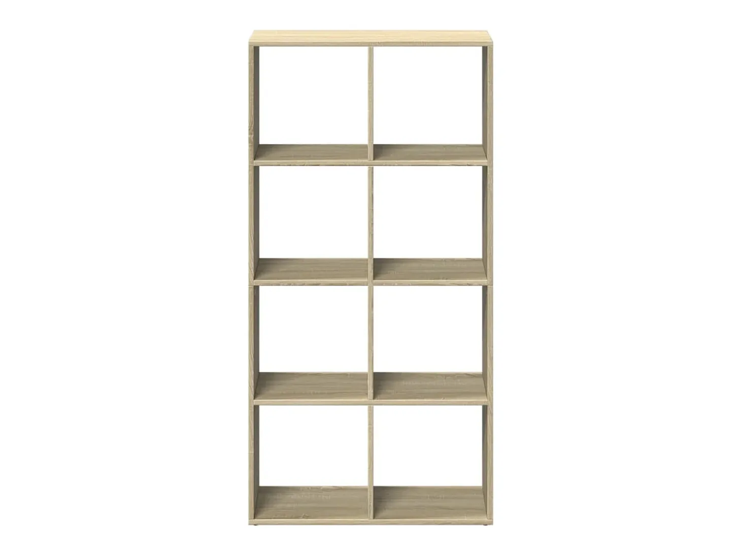 Librería divisor madera ingeniería roble Sonoma 69,5x29x137,5cm