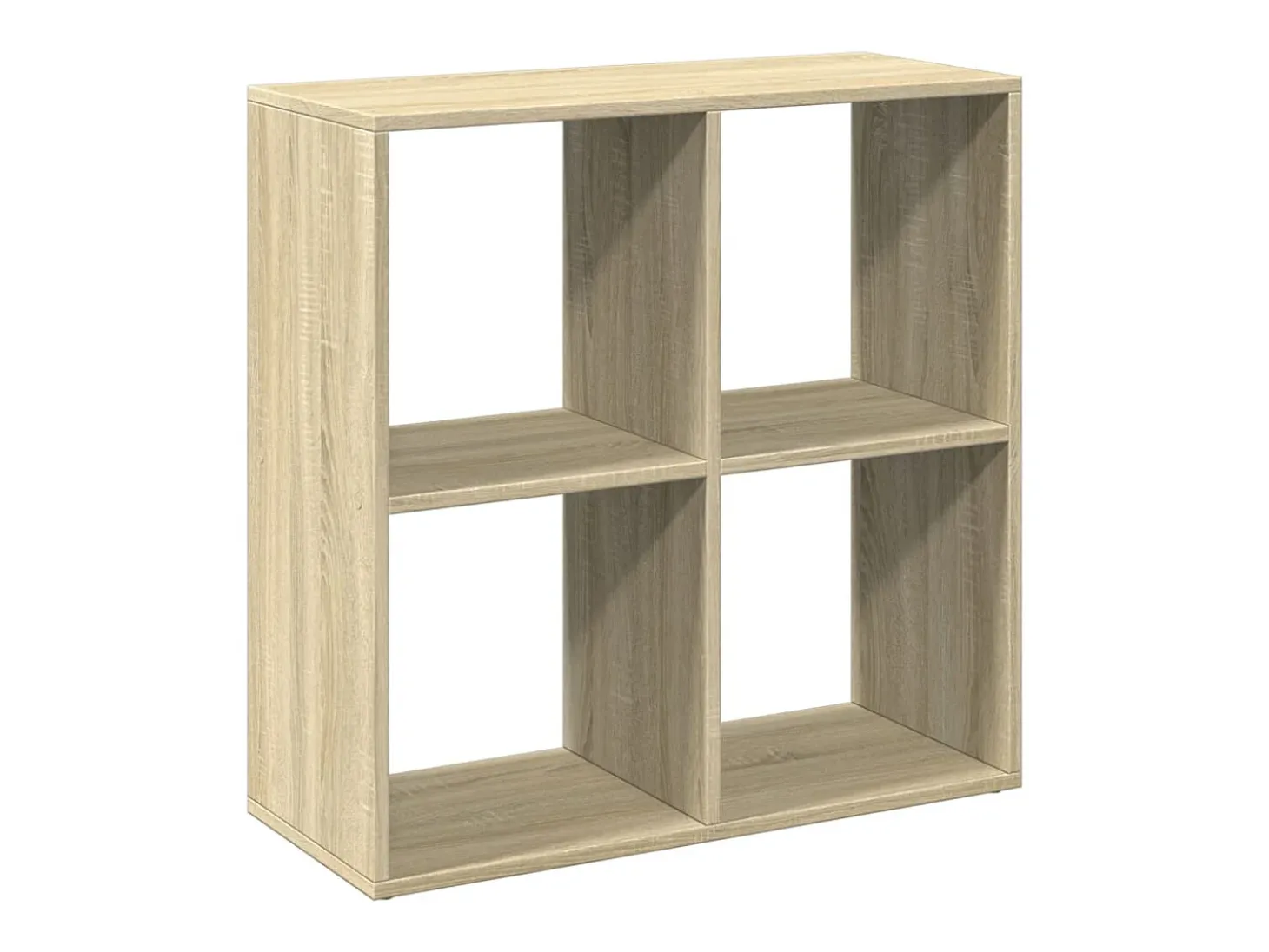 Librería divisor madera ingeniería roble Sonoma 69,5x29x69,5 cm