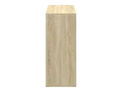 Librería divisor madera ingeniería roble Sonoma 69,5x29x69,5 cm