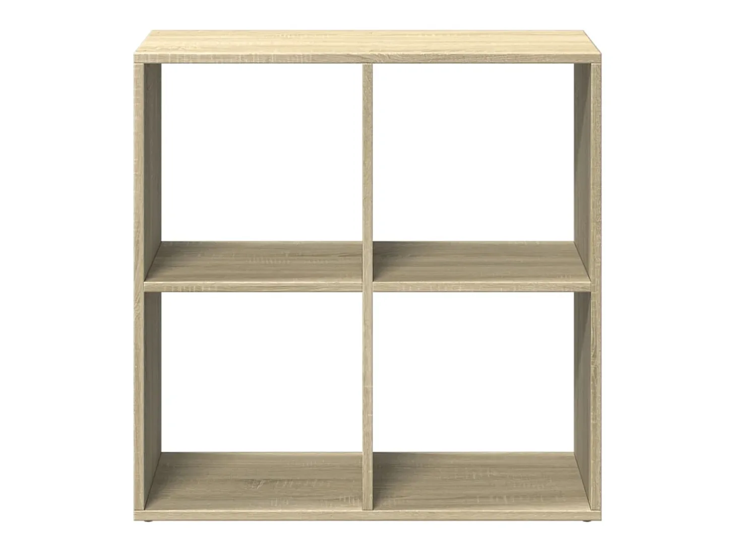 Librería divisor madera ingeniería roble Sonoma 69,5x29x69,5 cm