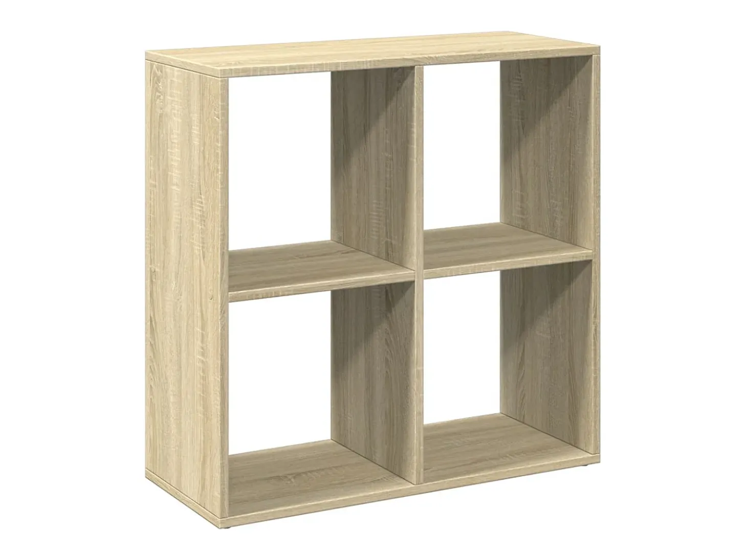 Librería divisor madera ingeniería roble Sonoma 69,5x29x69,5 cm