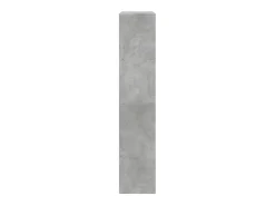 Librería divisora 4 niveles madera gris 143,5x29x143,5 cm