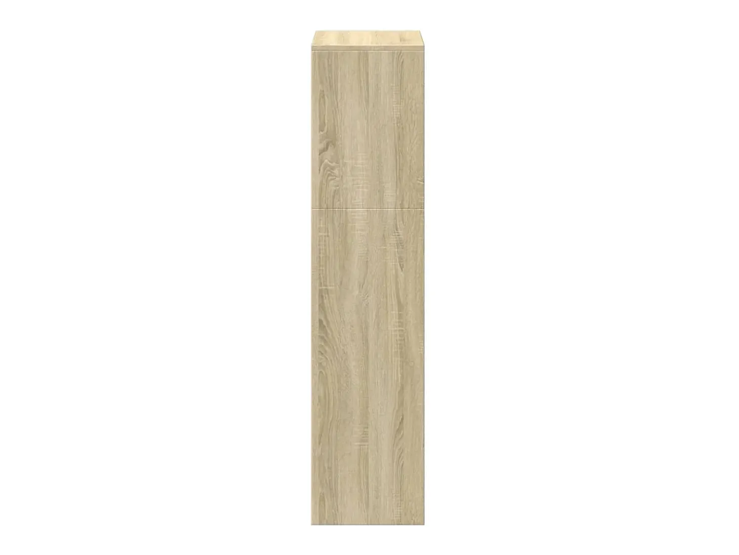Librería divisora 3 niveles madera roble Sonoma 123x29x123 cm
