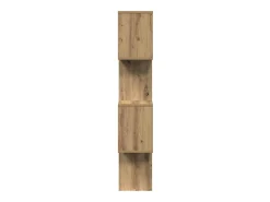 Librería divisora 4 niveles madera roble artisan 70x24x129 cm