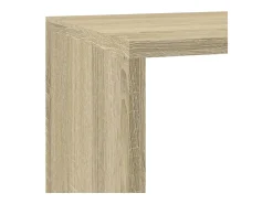 Librería divisora 3 niveles madera Sonoma 137,5x29x103,5 cm