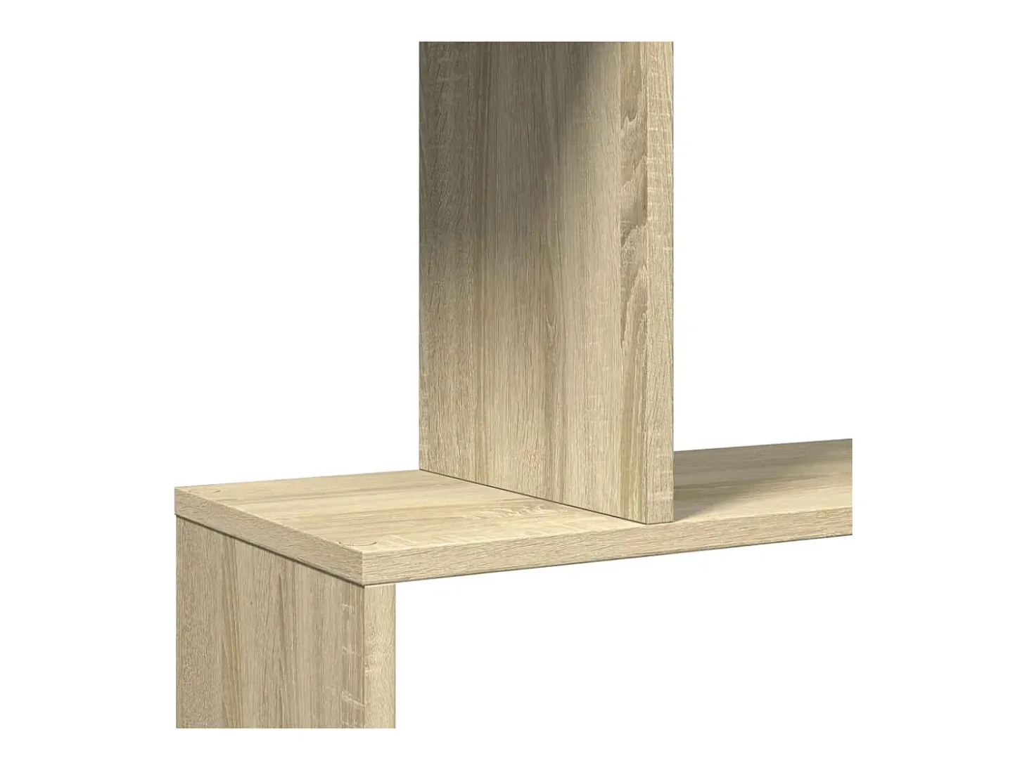 Librería divisora 6 niveles madera roble Sonoma 70x24x193 cm