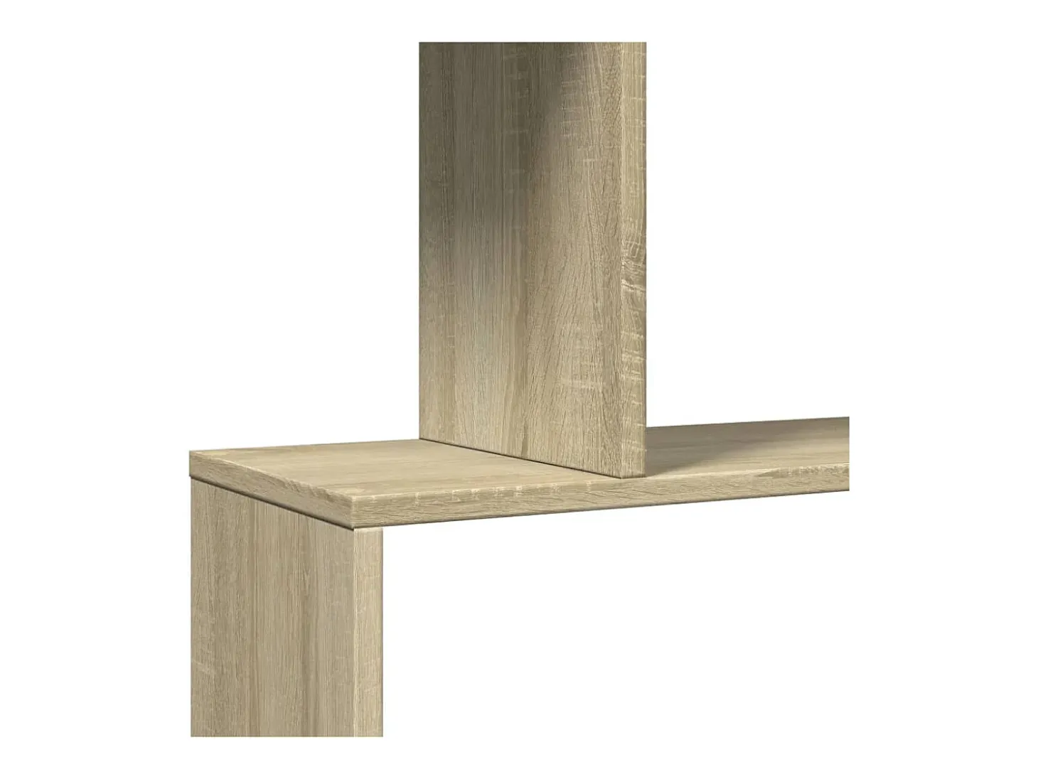 Librería divisora 3 niveles madera roble Sonoma 70x24x97 cm