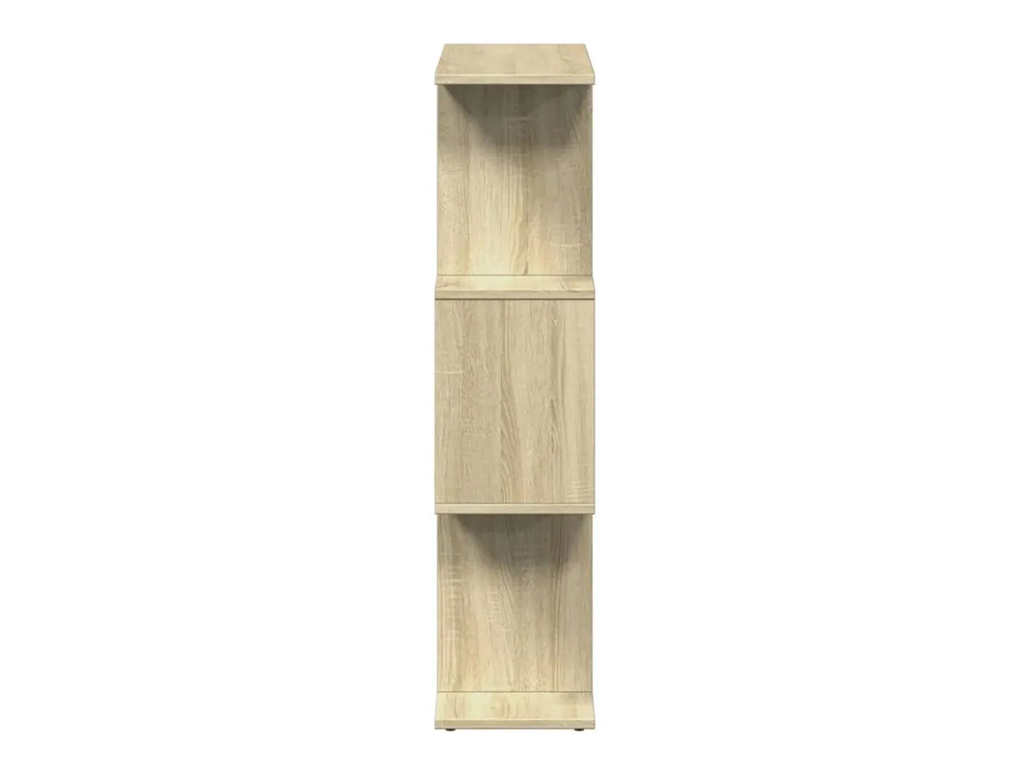 Librería divisora 3 niveles madera roble Sonoma 70x24x97 cm