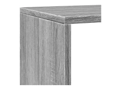 Librería divisora 4 niveles madera gris Sonoma 143,5x29x143,5cm