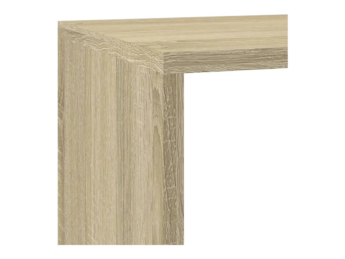 Librería divisora 3 niveles madera Sonoma 137,5x29x103,5 cm