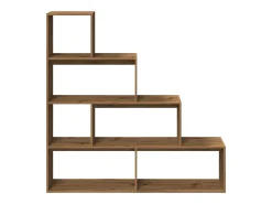 Librería divisora 4 niveles roble artisan 143,5x29x143,5 cm