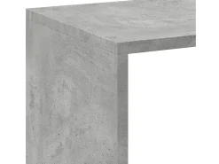 Librería divisora madera gris hormigón 102x29x103,5 cm