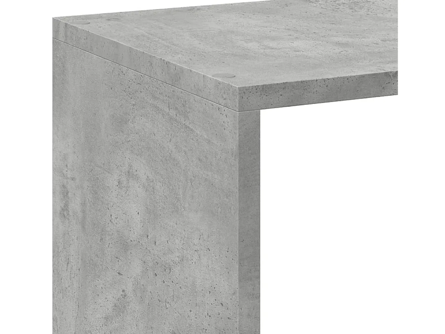 Librería divisora madera gris hormigón 102x29x103,5 cm